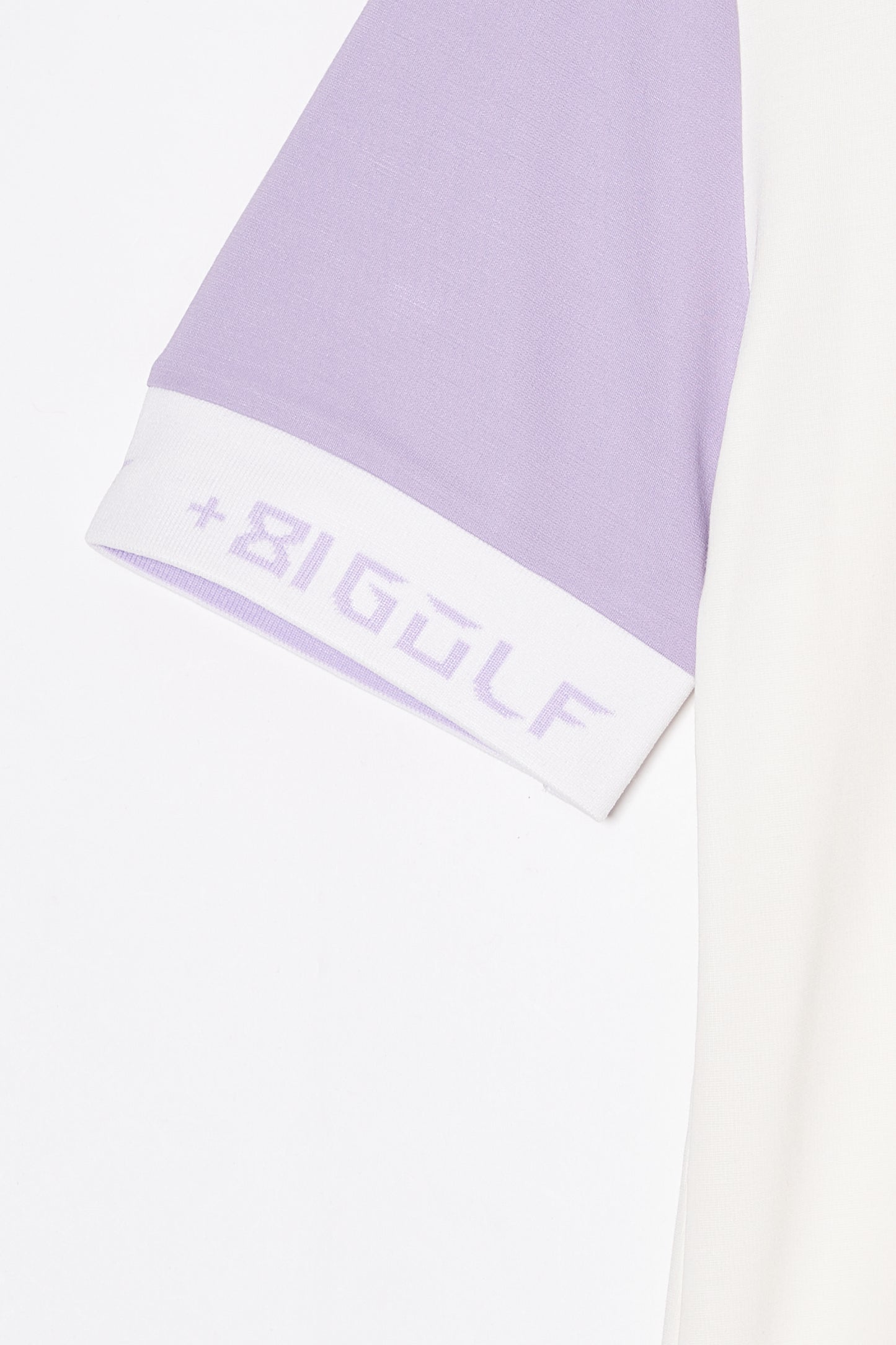 Polo-T (Snow White+Lavender Purple)