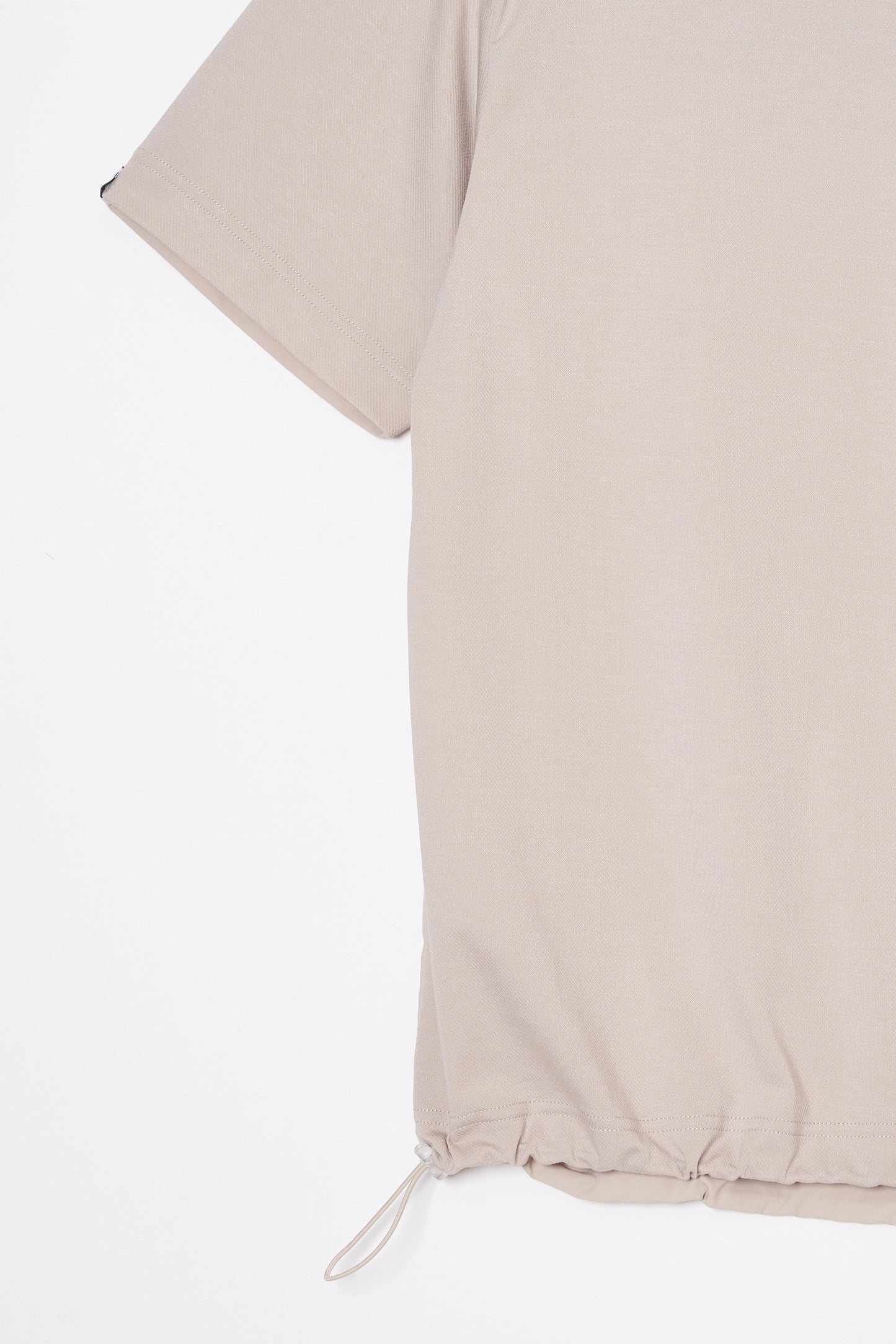 Mock Neck Dry T-shirt  (Mud Khaki)