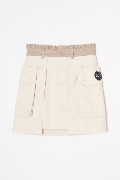 Soft Stretch Street Skirt (Ivory)