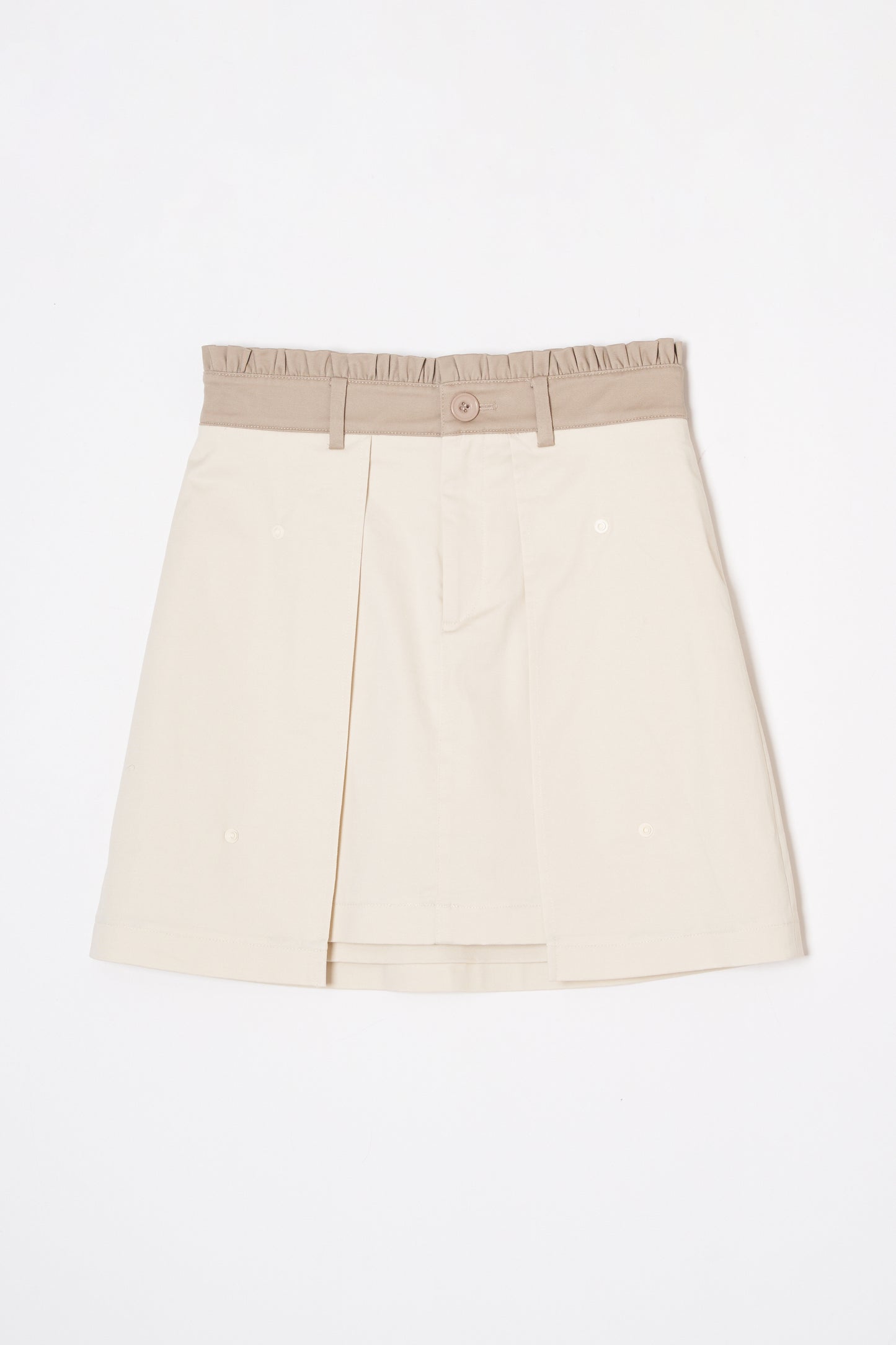 Soft Stretch Street Skirt (Ivory)