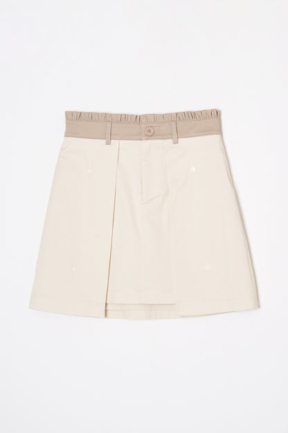 Soft Stretch Street Skirt (Ivory)