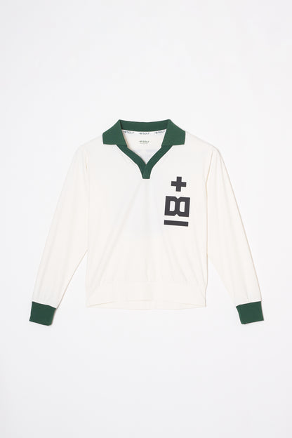 Long Sleeve-T (Polar White / Shiba Green)