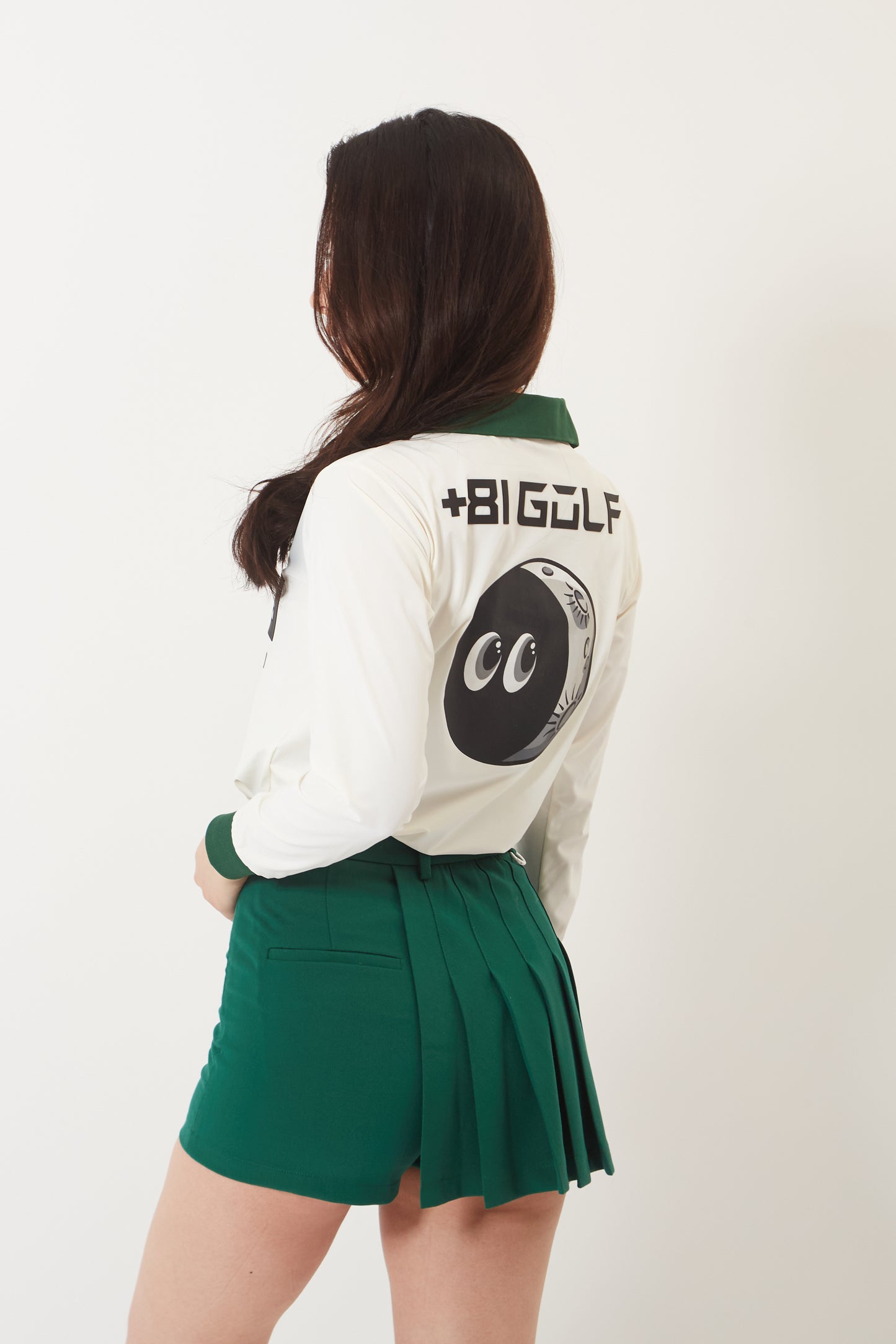 Long Sleeve-T (Polar White / Shiba Green)