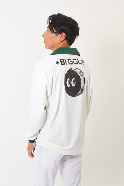 Long Sleeve-T (Polar White / Shiba Green)