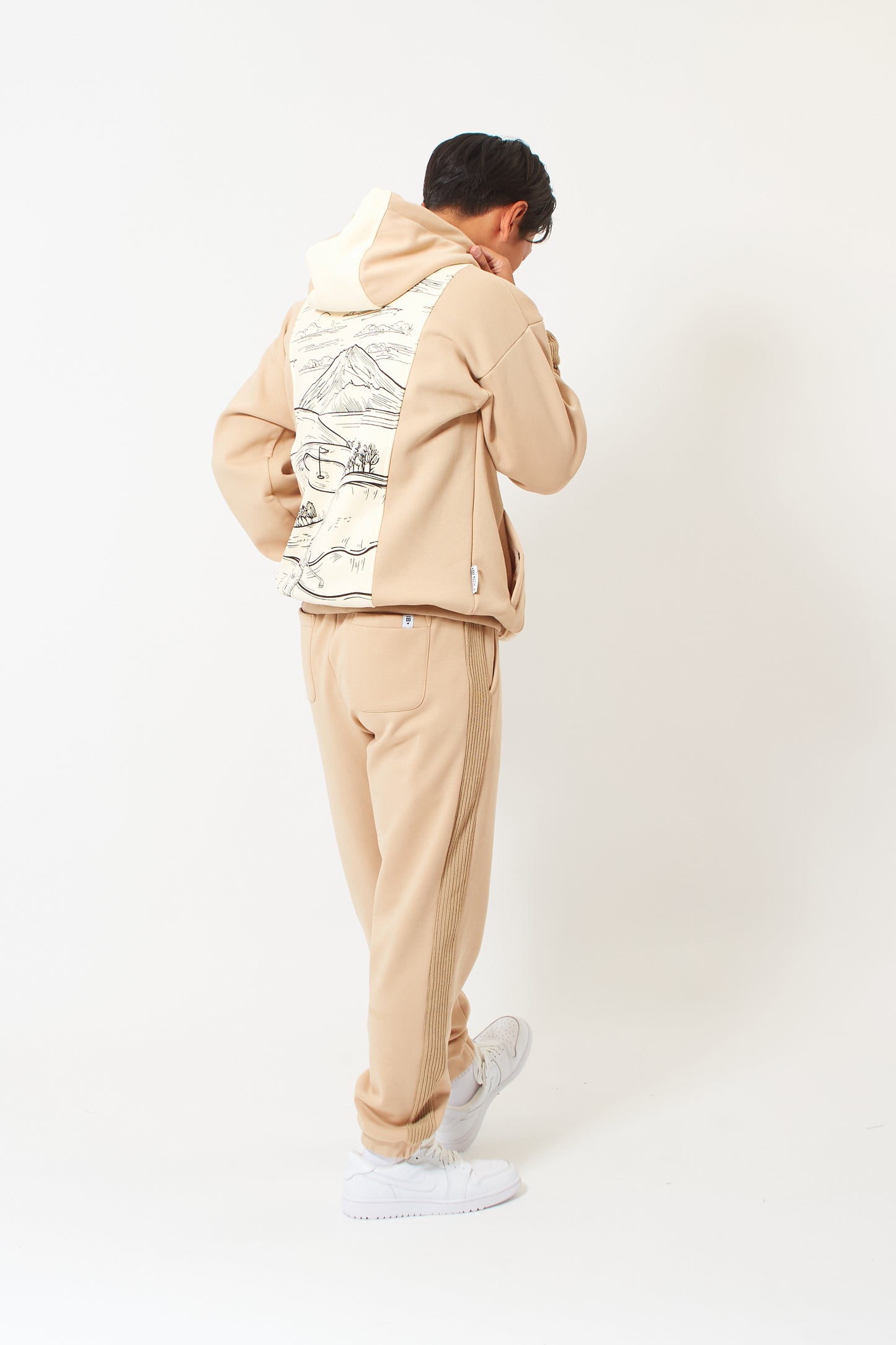 Icon Pullover Hoodie (Cream Beige)