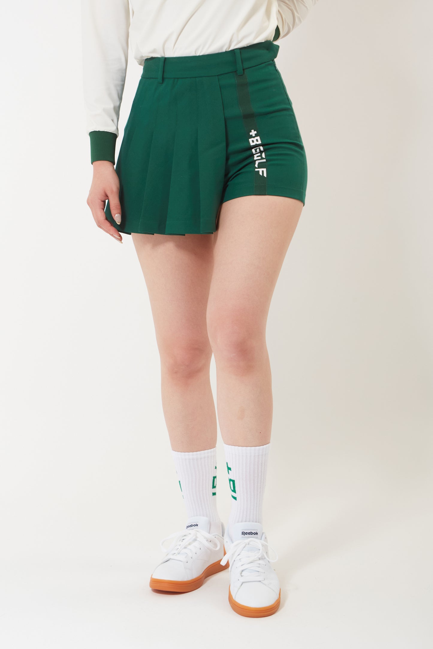 Pleats Shorts (Shiba Green)