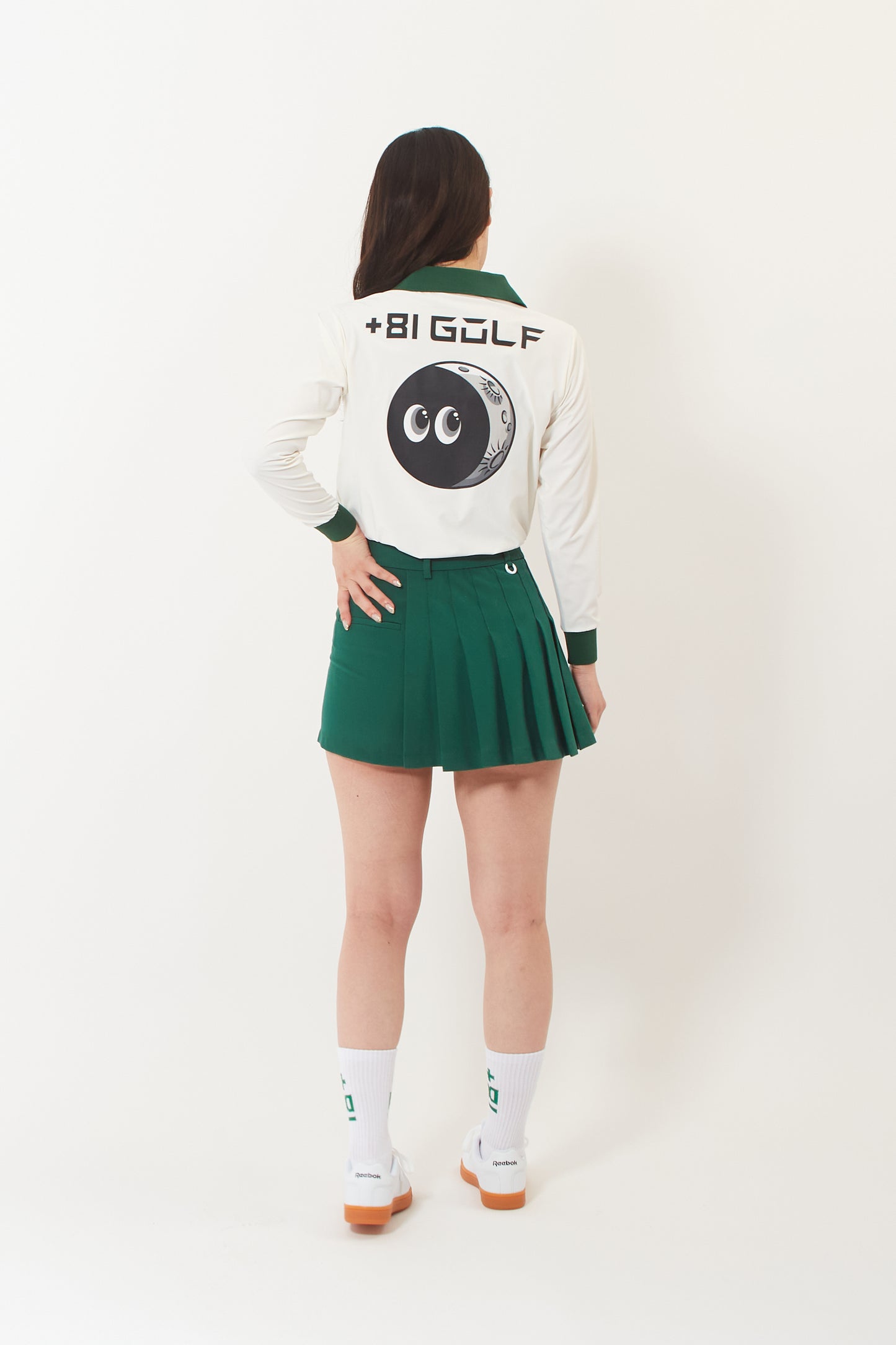 Long Sleeve-T (Polar White / Shiba Green)