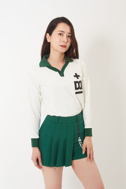 Long Sleeve-T (Polar White / Shiba Green)