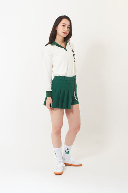 Pleats Shorts (Shiba Green)