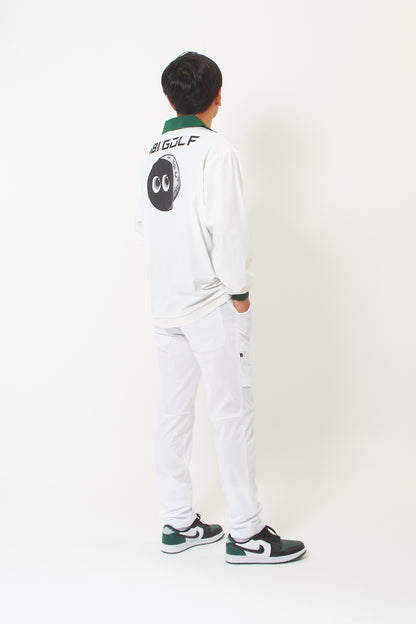 Long Sleeve-T (Polar White / Shiba Green)