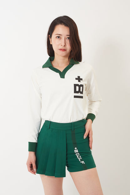 Long Sleeve-T (Polar White / Shiba Green)