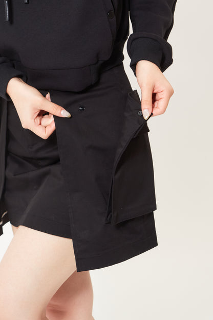 Soft Stretch Street Skirt (Black)