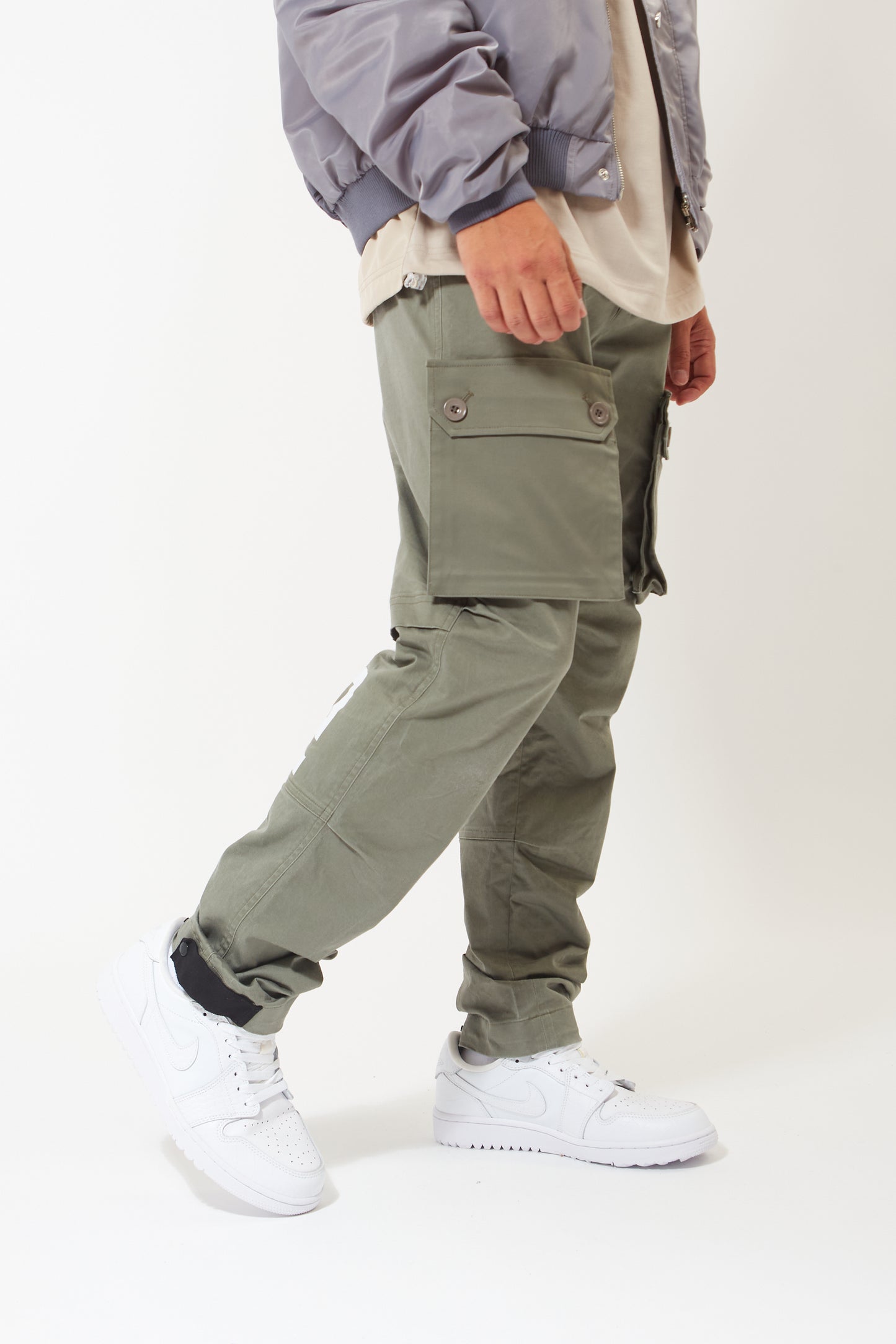 Soft Stretch Street Pants (Olive Green)